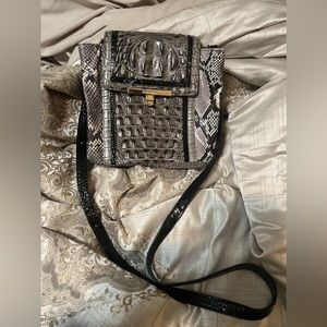 Snakeskin Brahmin Crossbody